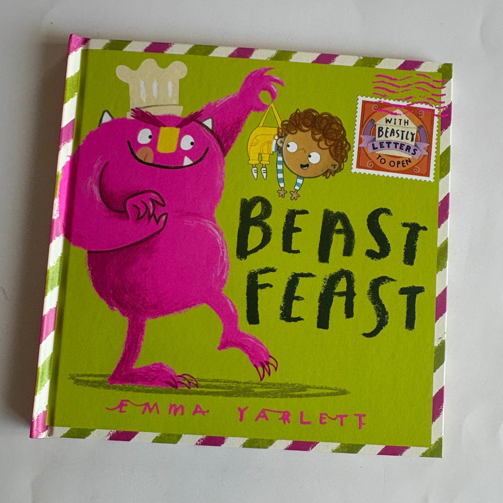 Beast Feast Emma Yarlett Hardcover Childrens Book Interactive Letter Kane Miller